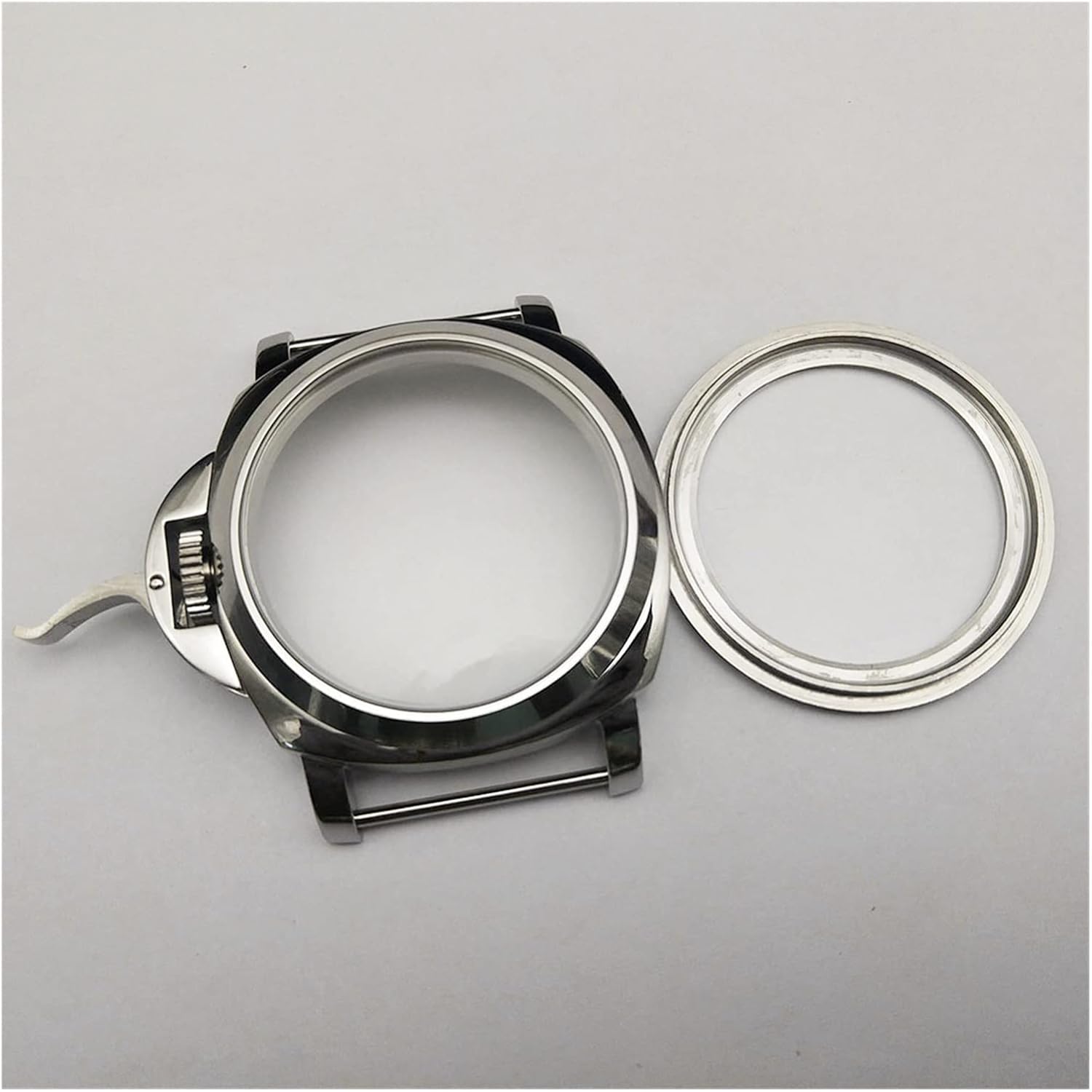 その他  Saito 小さな店] 6497/6498運動44-3のための44mmのステンレス鋼の銀